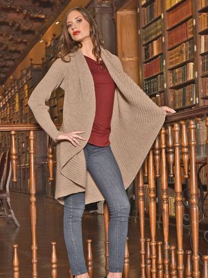 Baby Alpaca Sweater Cape Valeska
